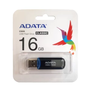Adata Flash-disque 16Go C906 USB 2.0 Noir