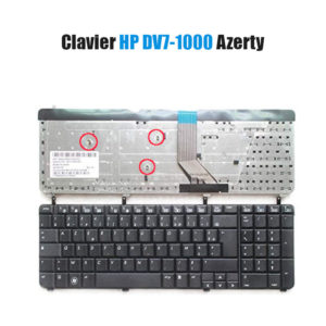 Clavier HP DV7-1000 Azerty Noire Neuf et non rétroéclairé #02
