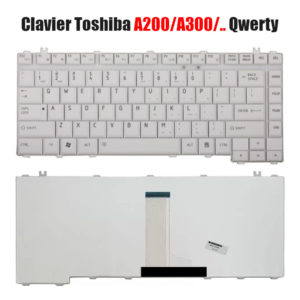 Clavier TOSHIBA Qwerty A200 A300 L300 L305 A205 Silver