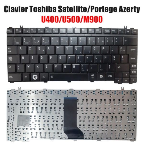 Clavier Toshiba Satellite U400 U500 M900 Portege Azerty