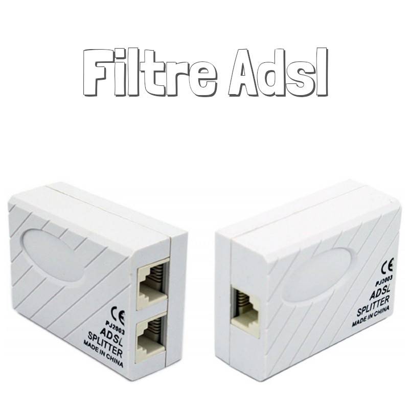 Filtre Adsl Blanc - CAPMICRO