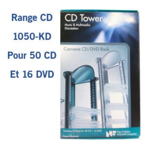 Range CD 5036-KD New Fashion pour 36 DVD - CAPMICRO