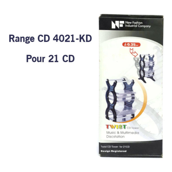 Range CD 4021-KD pour 21 CD New Fashion