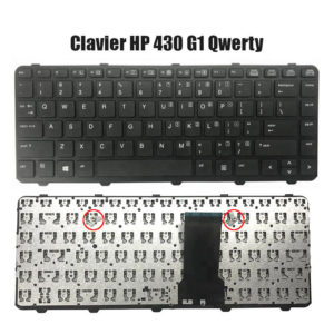 Clavier HP 430 G1 Qwerty Noire Neuf et non rétroéclairé