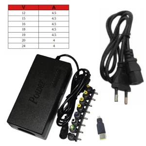 Chargeur universel 120W 1224V avec 9 connecteurs 01