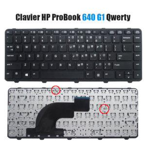 Clavier HP ProBook 640-G1 Qwerty Noir #02