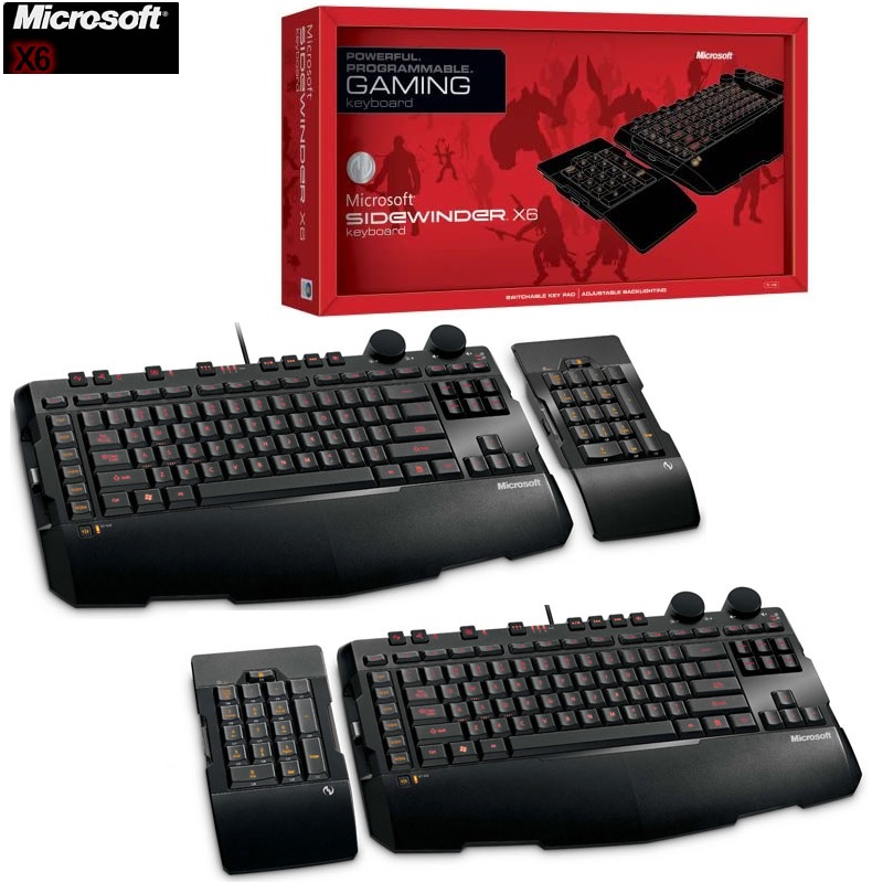 MICROSOFT Sidewinder-X6 Clavier Gamer filaire - CAPMICRO