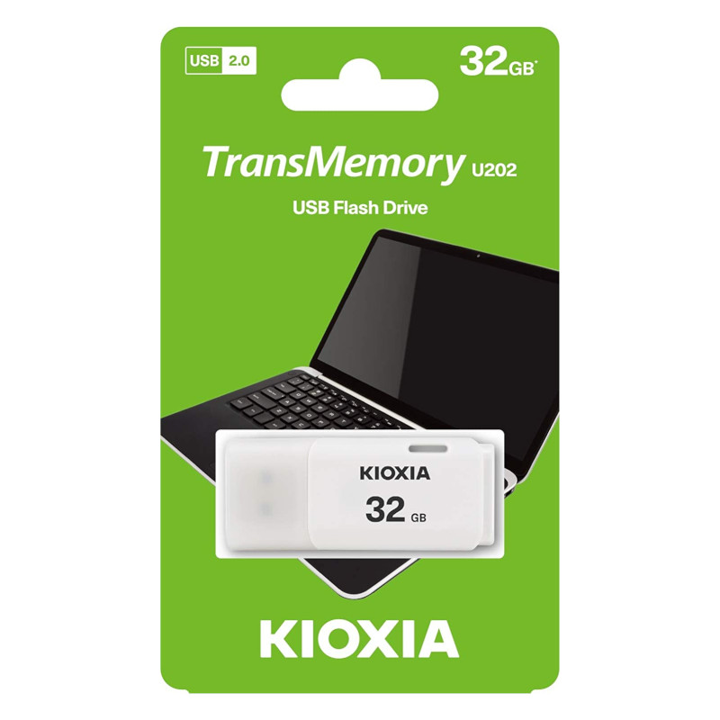 Flash disque Kioxia 32GB USB2.0 TransMemory U202 Blanc image #01