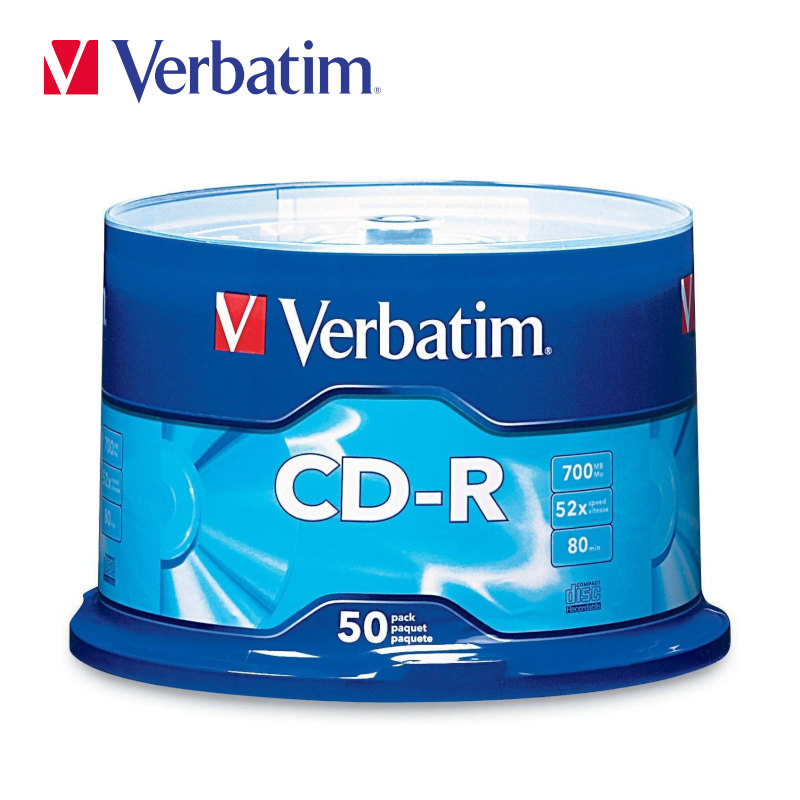 Verbatim CD-R 700MB 50 Pack 80 Minute 52x Speed image #01