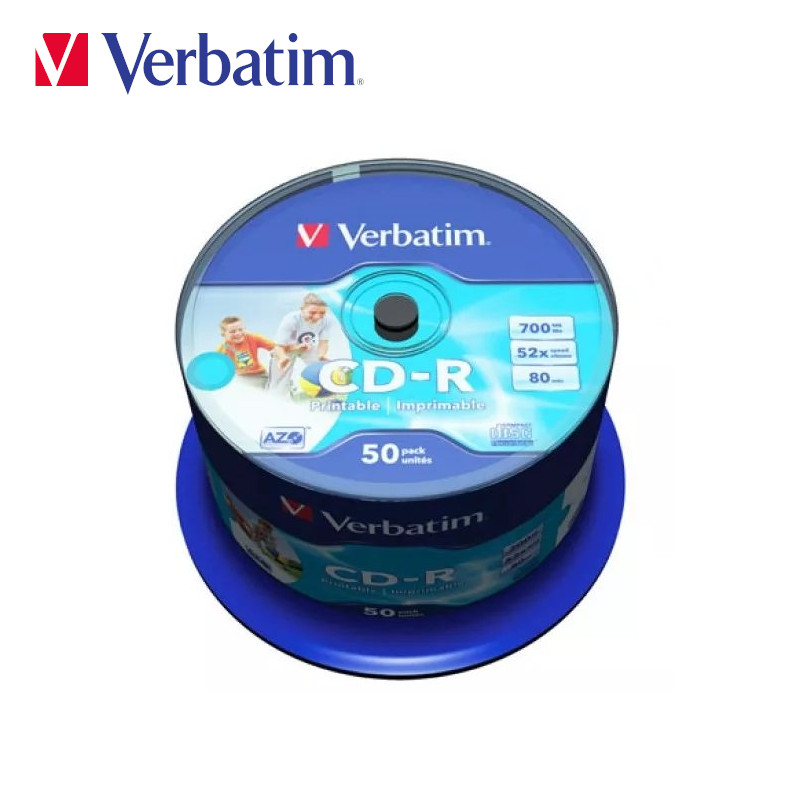 Verbatim CD-R 700MB imprimable 50 Pack image #00
