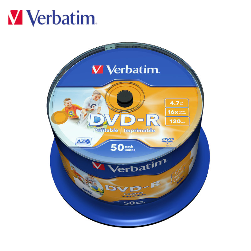 Verbatim DVD-R 4.7Go imprimable 50 Pack image #00