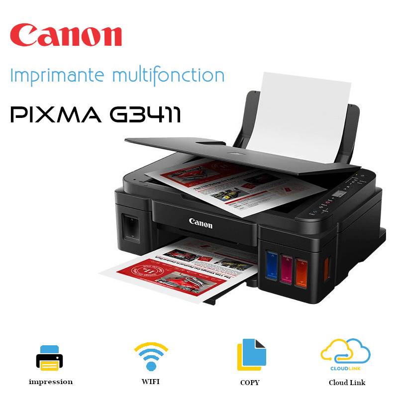 IMPRIMANTE JET D'ENCRE CANON PIXMA G-2420 MULTIFONCTION 3EN1 COULEUR