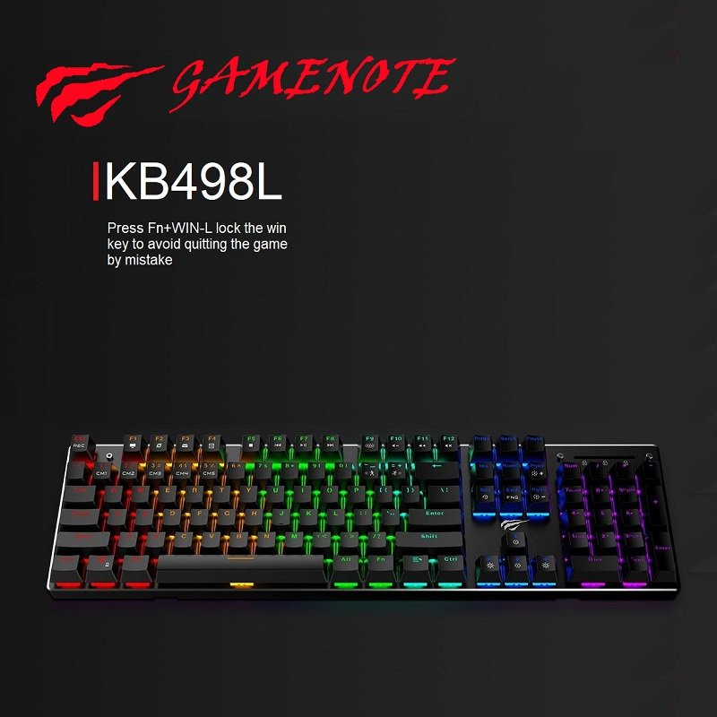 HAVIT Clavier Gamer Mécanique HV-KB498L Rétro-éclairé - CAPMICRO