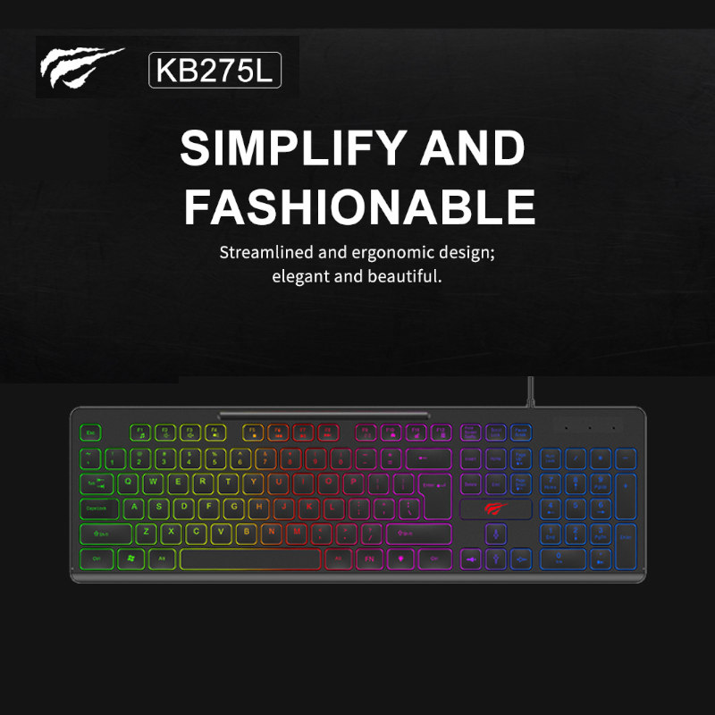 Havit KB275L Clavier Gaming Azerty filaire image #00