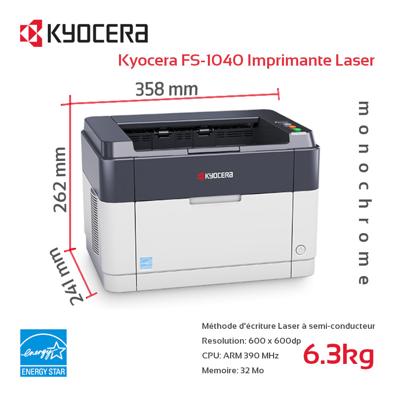 Kyocera FS-1040 Imprimante Laser monochrome image #00