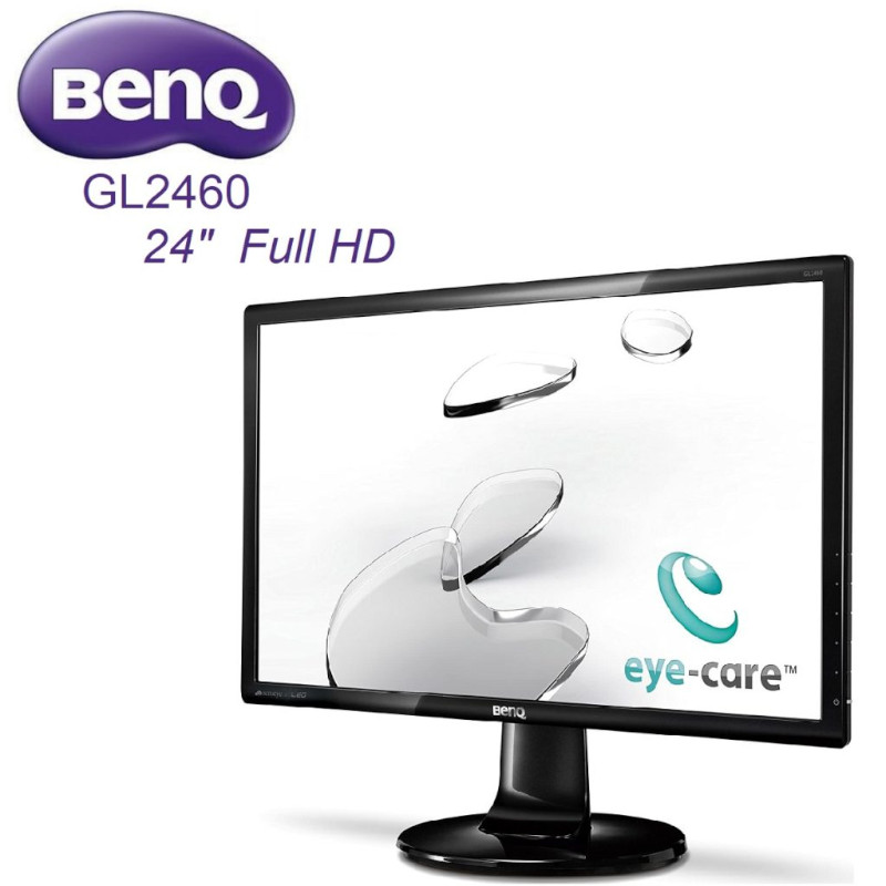 Moniteur BenQ 24″ GL2460 FHD 1920 x 1080 Eye-Care VGA-HDMI-DVI-D image #00