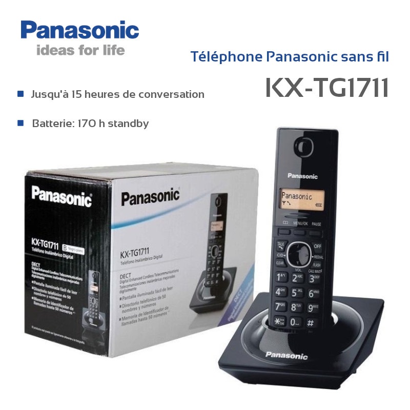 Panasonic KX-TG1711 Téléphone sans-fil numérique image #00