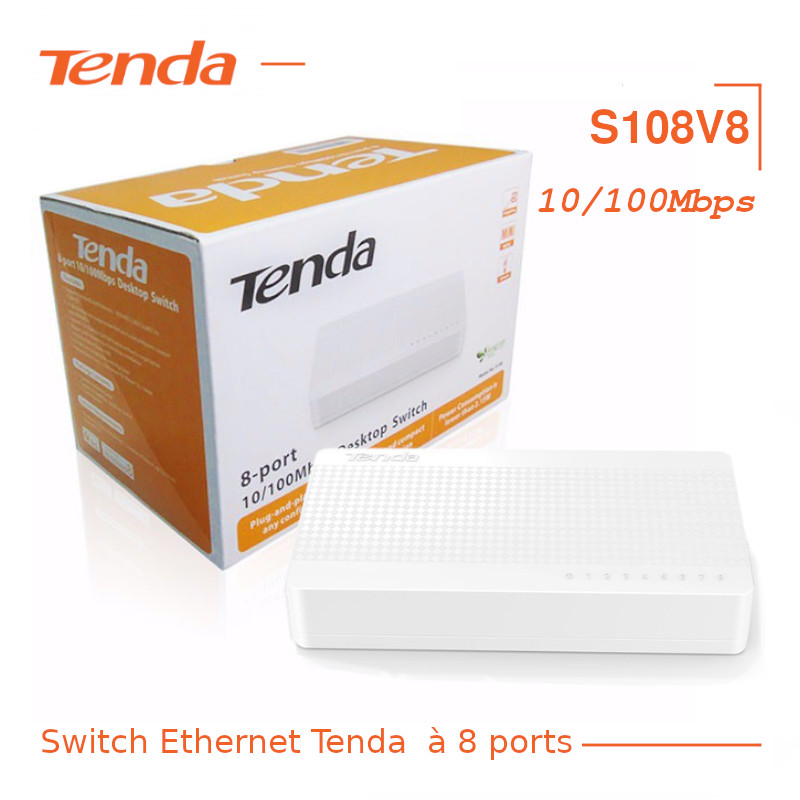 Switch S108V8 Tenda 8-ports 10/100Mbps Ethernet image #00