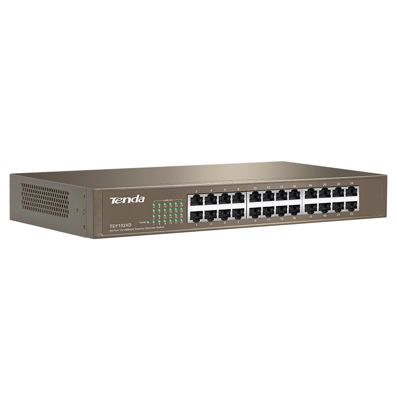 TP-LINK TL-SG1024D Switch 24 Ports Gigabit (Bureau/Rackable, Boîtier Métal)  - Switch réseau