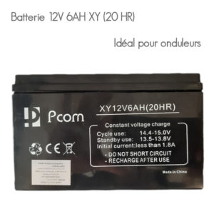 Batterie 12V 6AH XY (20 HR) Idéal pour onduleurs