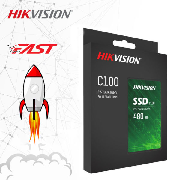Hikvision 480 GB SSD C100 2.5 Sata 6GB s image #00