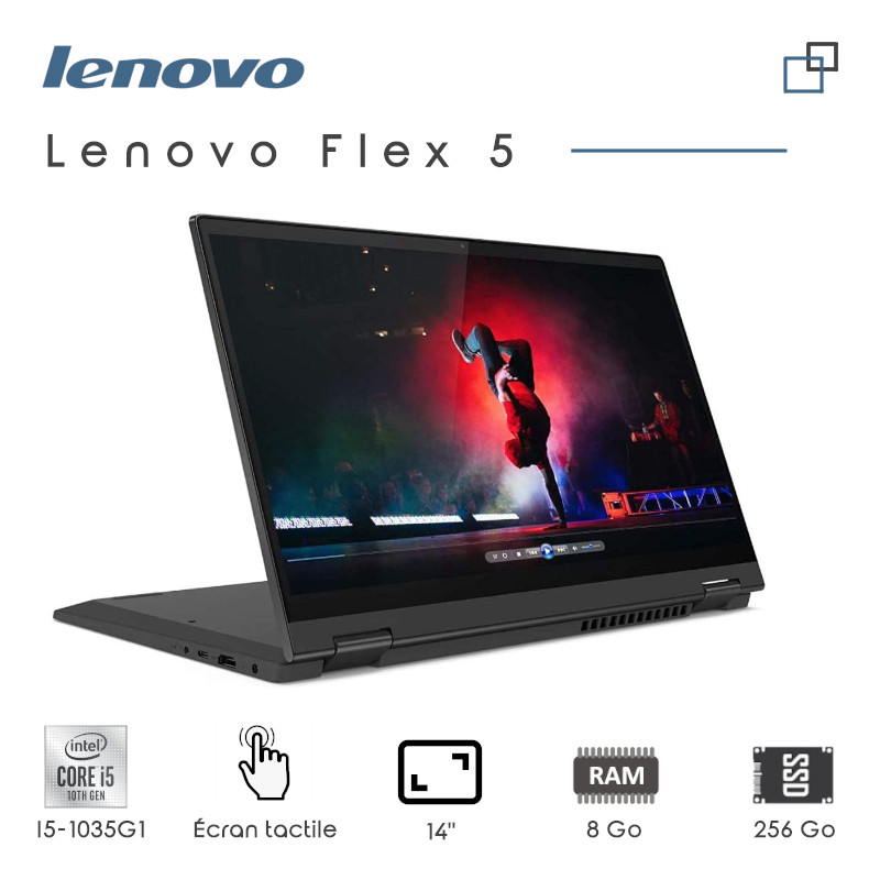 IdeaPad Flex 5 I5-1035G1 Laptop 8Go 256 SSD 14'' Full HD image #00