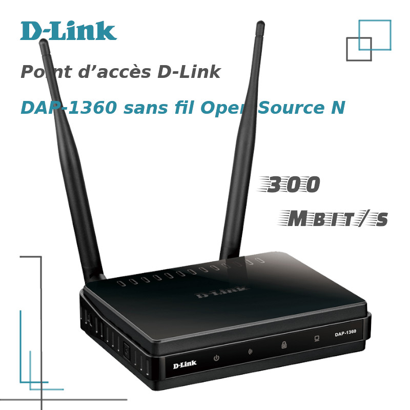 Point d’accès D-Link DAP‑1360 sans fil Open Source N image #00