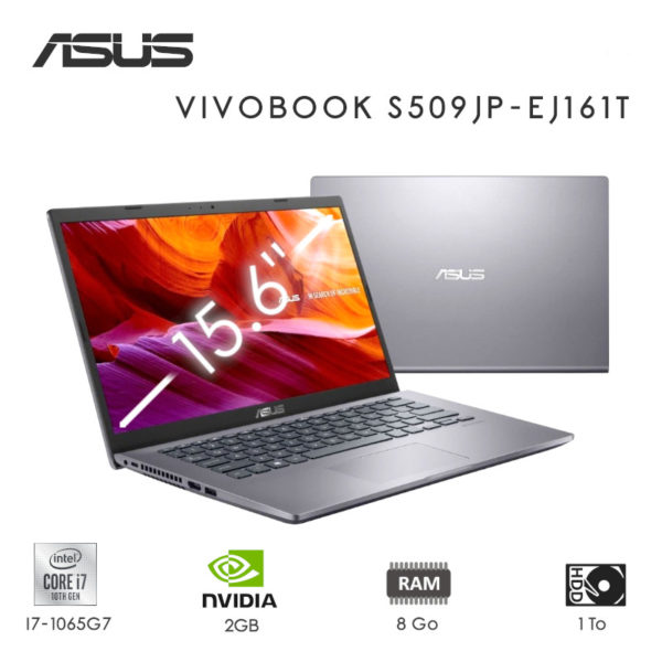 ASUS VIVOBOOK S509JP I7-1065G7 8GB 1TB 15.6 Nvidia 2GB Gris image #00