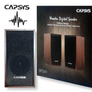 Capsys Haut Parleur SP241 en bois speaker sans pilote 3W * 2 RMS image #01