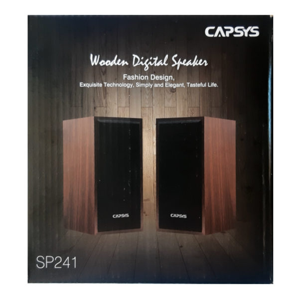 Capsys Haut Parleur SP241 en bois speaker sans pilote 3W * 2 RMS image #02