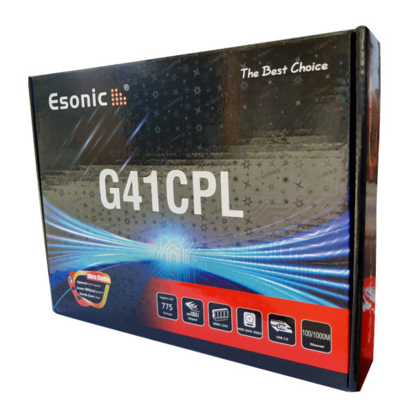 Carte Mère micro-ATX LGA775 2xDDR3 Esonic G41CPL image #03