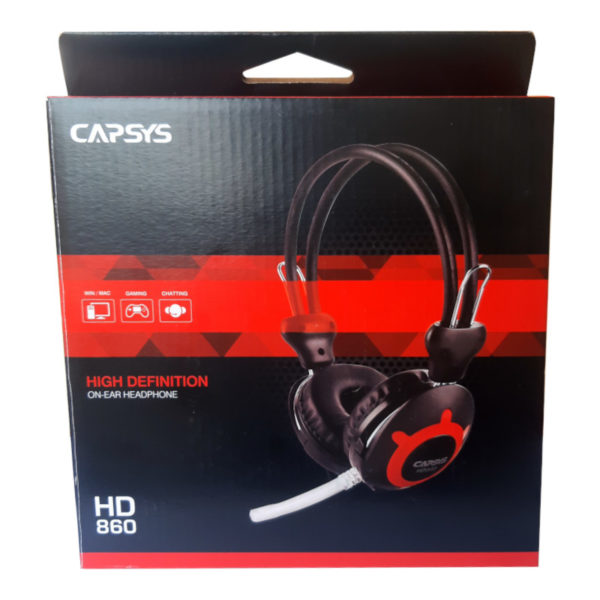 Casque filaire CAPSYS HD-860 106db longueur de fil 2m image #04