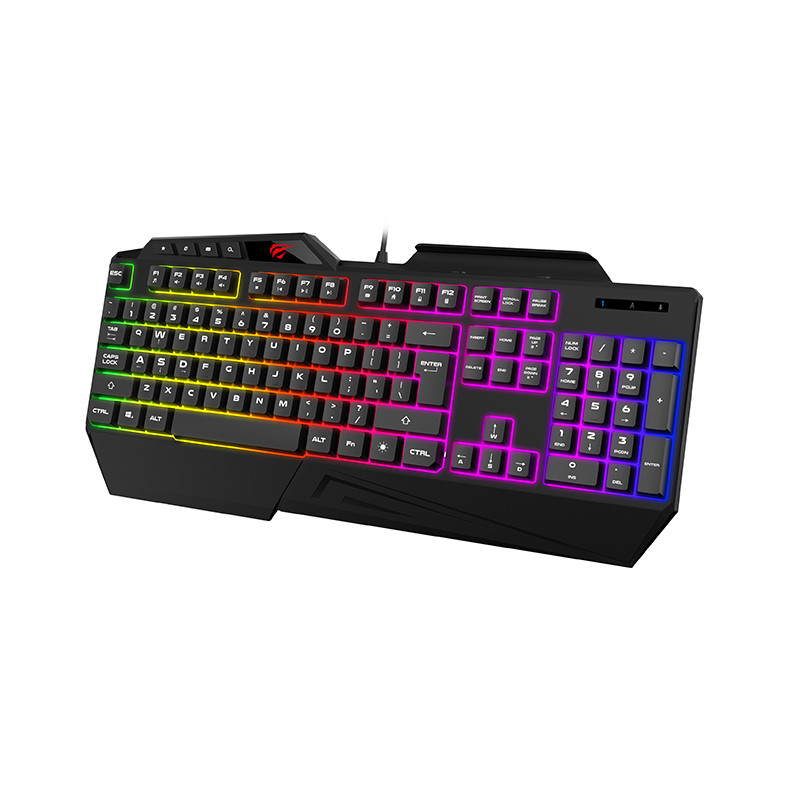 Clavier Gamer Rétro-éclairé et multifonction HAVIT KB488L - CAPMICRO