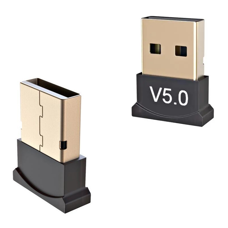 Clé USB Bluetooth V5.1 mini adaptateur Dongle Sans Fil pour PC