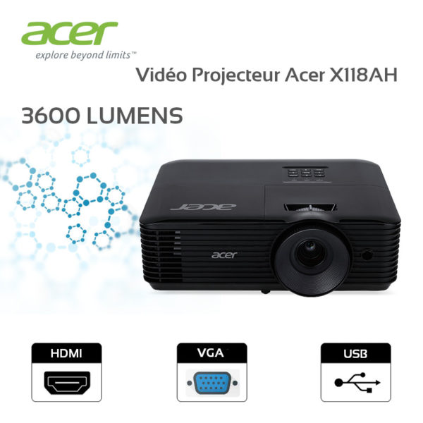 Vidéo Projecteur Acer X118AH 3600 LUMENS image #01