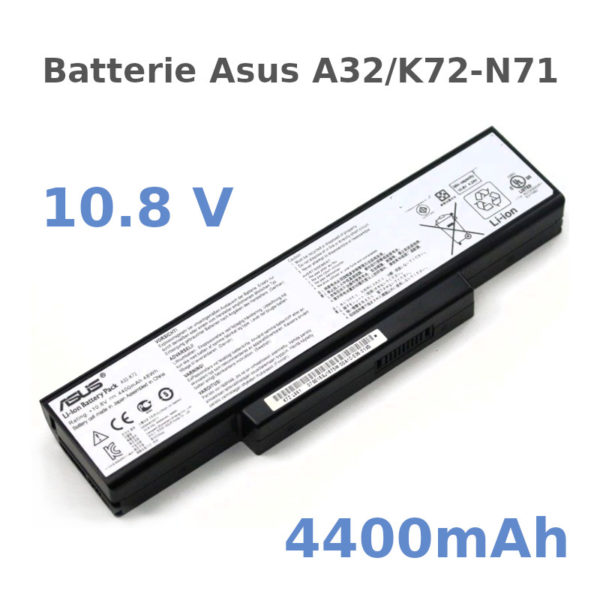 Batterie Asus A32 K72-N71 10.8V 4400mAh