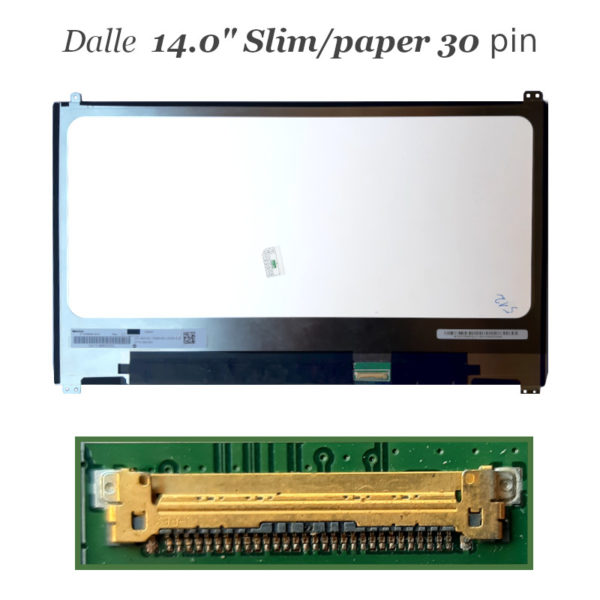 Dalle 14.0″ paper 30 pin slim pour pc portable N140BGE-E53 REV.C01