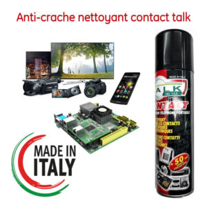 Anti-crache nettoyant contact talk pour app électroniques