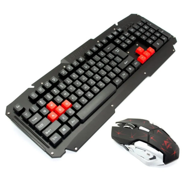 Combo Clavier Souris Sans-fil HK6700 2.4G Azerty image #02