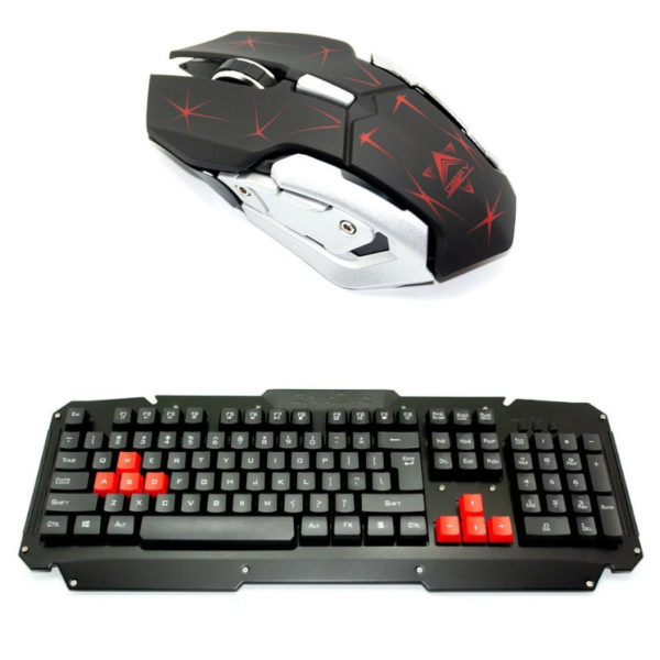 Combo Clavier Souris Sans-fil HK6700 2.4G Azerty image #03