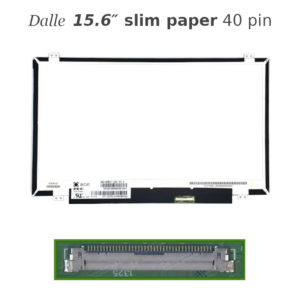 Dalle 15.6″ paper 40 pin slim pour pc portable 1366x768 LP156WH3