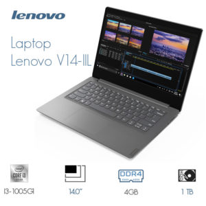 Laptop Lenovo V14-IIL I3-1005G1 4GB 1TB 14 Gris Souris image #01