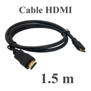 Cable HDMI Plat 1.5m Haut Débit