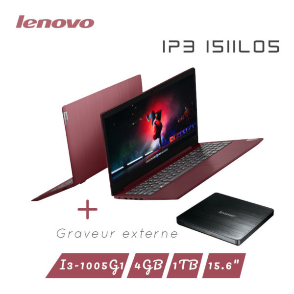 LAPTOP LENOVO IP3 15IIL05 I3-1005G1/ 4GB/ 1TB/ 15.6″ image #00