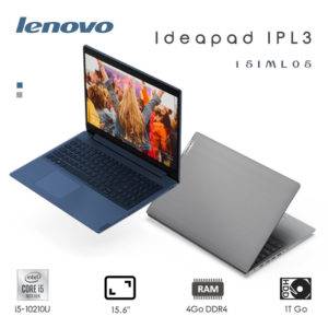 Lenovo IdeaPad IPL3 i5-10210U 4Go/ 1To/ 15.6" Blue & Gris