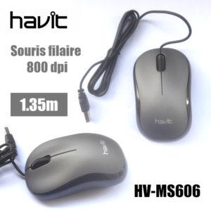 Souris Havit HV-MS606 filaire USB 800 dpi