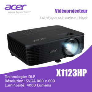 Vidéoprojecteur Acer X1123HP hdmi vga haut-parleur intégré image #01