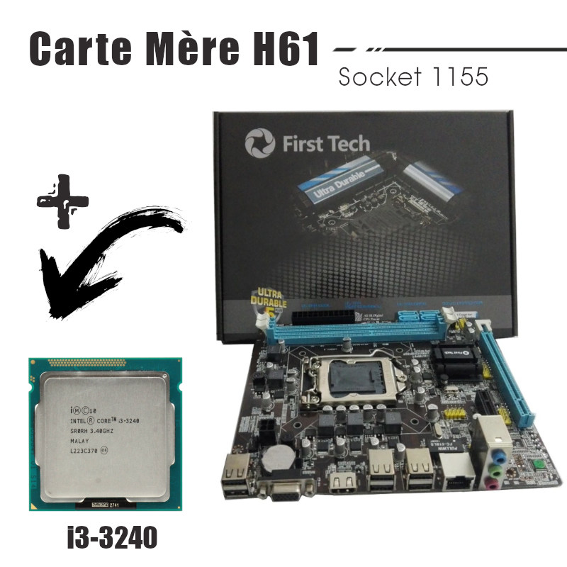 Carte mère H81 micro-atx first-tech LGA 1150 - CAPMICRO