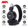 Casque sans-fil New NIA-Q8 bluetooth v4.2 Radio Micro-SD image #01