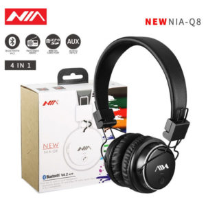 Casque sans-fil New NIA-Q8 bluetooth v4.2 Radio Micro-SD image #03